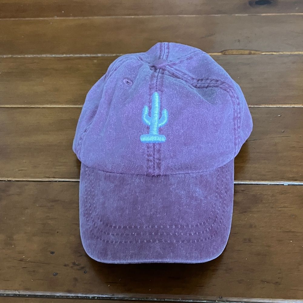 Maroon Cactus Hat